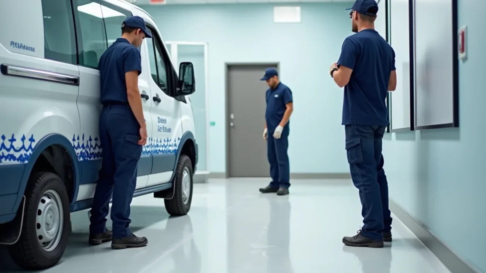Commercial seamless epoxy flooring in an Atlanta medical and dental clinic facility