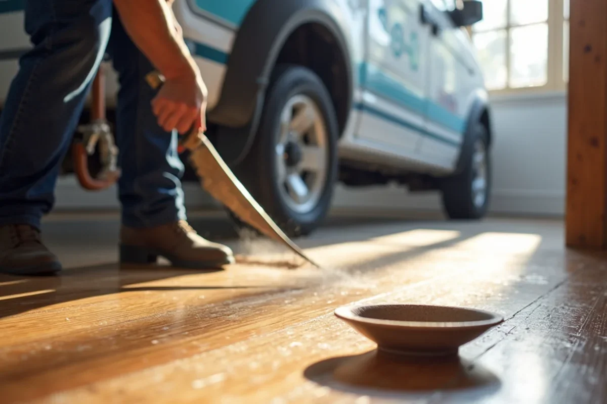 Dustless Hardwood Refinishing on Historic Oak